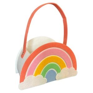 NWT Target Spritz Rainbow Felt Easter Gift Basket